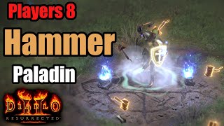 Is this the Best Build overall in the Game Hammerdin Cookie Cutter Build Diablo 2 Resurrected 1440p [upl. by Pantia]