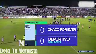 CHACO FOR EVER VS Deportivo Madryn [upl. by Tedmann887]