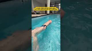 Easy fix for backstroke swim technique howtoswim swimming [upl. by Valdas]