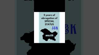 Article 370 abrogation  5 years upsc currentaffairs [upl. by Rois423]