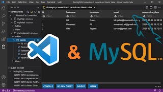 Connect to MySQL Database from Visual Studio Code and Run SQL Queries using SQLTools Extension [upl. by Assilen]