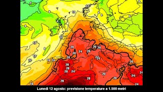 METEO settimana di FERRAGOSTO 2024 prime anticipazioni [upl. by Eyram]