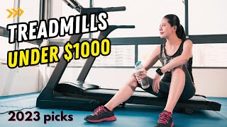 5 Best Treadmills Under 1000 2023 Picks  Best MidRange Treadmills [upl. by Nudd]