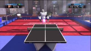 PS3 Sports Champions how to beat Ace 8000 in Tabletennis Champion Cup level  Championspokal HD [upl. by Jangro]