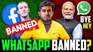 Privacy Vs Govt  Whatsapp Banned in India 😲  User Privacy Vs National Security [upl. by Htez]