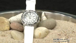 NC7297Montre à quartz avec strass scintillants blanche [upl. by Ciapas]