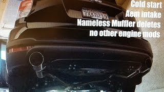 Nameless Muffler Delete Install [upl. by Mireielle]