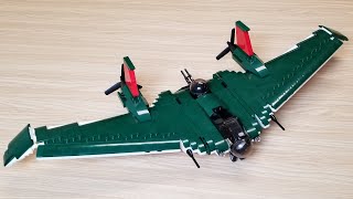 LEGO FLYING WING  BRICKDESIGNERS CUSTOM LEGO BV38 FLYING WING [upl. by Drisko]