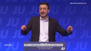 JUDeutschlandtag  Rede von Paul Ziemiak am 160319 [upl. by Nonad815]