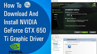 ✅ How To Download And Install Nvidia GeForce GTX 650 Ti Graphic Driver For PC And Laptop official [upl. by Constant]