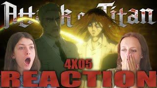 Attack on Titan SUB  4x5 Declaration of War  Reaction [upl. by Fisoi]