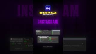 light rays after effects  after effects tutorial [upl. by Anielram462]