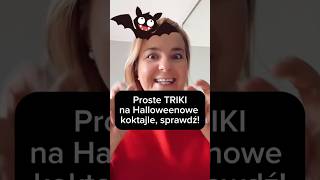 Proste TRIKI na Halloweenowe koktajle [upl. by Ahsilef]