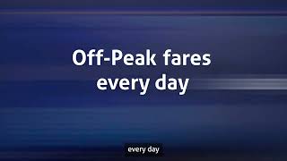 Going by train is ON with OffPeak fares all day every day [upl. by Nirak169]