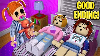 Roblox Roleplay  Good Ending  The Creepy Sleepover [upl. by Tonl776]