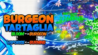 BURGEON TARTAGLIA Basically Creates Infinite Reactions In Genshin Impact [upl. by Paapanen]