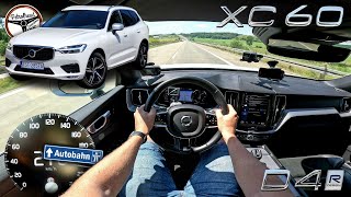 2018 Volvo XC60 D4 190 KM  Vmax 0100 kmh Próba autostradowa i PREZENTACJA  4K [upl. by Ahsaten]