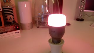 Xiaomi Yeelight LED Bulb Review [upl. by Anerrol]