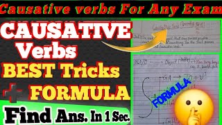 CTEVT Entrance Exam 2081👌 Causative verbs 🤩प्रेरणार्थक क्रिया 🤔 in English Class 10 amp 11 [upl. by Hanley]