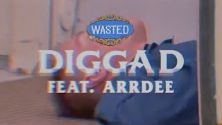 Digga D ft ArrDee  Wasted Visualizer [upl. by Carmen]