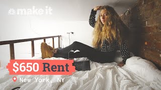 We Pay Under 700Month To Rent Micro Apartments In NYC  Unlocked [upl. by Enitsirhc]