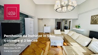 Penthouse in Sibiu  4 camere  2 terase  M Viteazu [upl. by Aisayn]