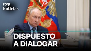 GUERRA UCRANIA PUTIN abierto a conversaciones de PAZ quotDEBEMOS PENSAR cómo PARAR esta TRAGEDIAquot [upl. by Ioab245]