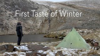 No drama No clickbait Winter Wild Camping and Trangia Cooking at a Mountain Loch [upl. by Dviad]