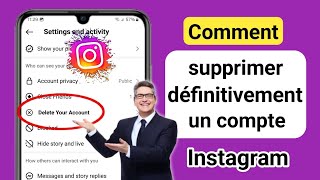 Comment supprimer définitivement un compte Instagram 2024  Supprimer le compte Instagram [upl. by Menzies841]