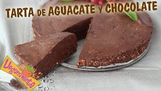 TARTA de AGUACATE y CHOCOLATE Receta CRUDIVEGANA Deliciosa  Veganamente [upl. by Naul]