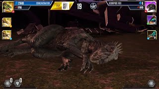 NEW CARBONEMYS  BATTLE TOURNAMENT  JURASSIC WORLD THE GAME 2 [upl. by Nottnerb411]