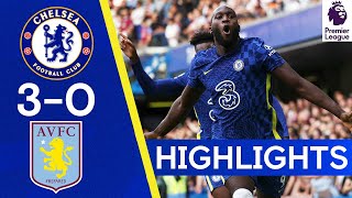 Chelsea 30 Aston Villa  Lukaku nets twice on his Stamford Bridge return🔥  Highlights [upl. by Nally]