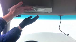 How To Remove Sun Visor for 19972005 Chevy Malibu or Classic [upl. by Yremogtnom944]