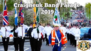 Craigneuk Band Parade  Wishaw 2019 [upl. by Aivirt827]