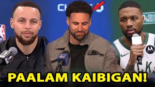 Walang makakapigil sa Warriors layas Klay na Lillard babye agad Malungko ako sa Milwaukee [upl. by Sid]