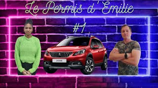 Le permis dEmilie 1  2 premières de conduite partie 1 [upl. by Llebanna732]