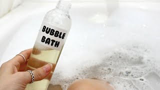 Homemade Bubble Bath sulfate free [upl. by Yrol433]