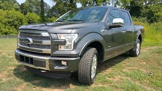 2015 Ford F150 Platinum 4x4 SuperCrew  The Best PickupEver [upl. by Renrew1]