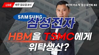 241103김민준의 이슈탁 점검포인트62주차 테삼성전자 HBM을 TSMC에게 위탁생산 삼성전자 hbm tsmc 나스닥 에코프로 [upl. by Klehm]