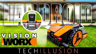 🔥KAMERA statt KABEL🧐 Der NEUE WORX Landroid VISION Mähroboter Kabellos😱  WR206e M600  Review [upl. by Ledba]