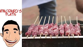 How to make Arrosticini Abruzzesi  Italian lamb skewers feat BBQ Aroma [upl. by Ynaffik564]