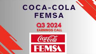 Coca Cola FEMSA KOF Q3 2024 Earnings Call [upl. by Lanza]