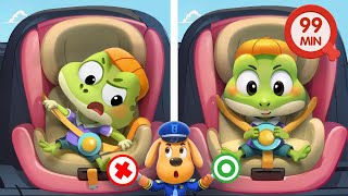 Let’s Buckle Up  Safety Tips  Kids Cartoons  Sheriff Labrador [upl. by Sunny]