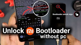 Unlock Bootloader without PC all Xiaomi devices  💯 working method😉 [upl. by Atteuqahs530]