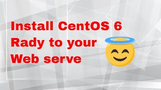 Install CentOS 6 minimal amp Rady to your web serve [upl. by Ellenoj]