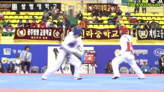 7th Korea Open Taekwondo Championships Final Male Senior 2 58Kg YABU Takatsune vs Tan Junwel Jason [upl. by Harriette]