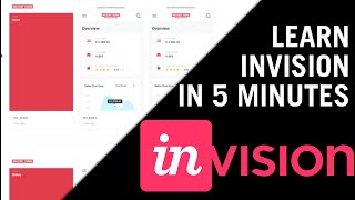 LEARN INVISION IN 5 MINUTES  Invision Tutorial for Beginners  UX and UI Tools Beginners [upl. by Anaiq]