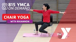 815 YMCA On Demand Chair Yoga with Rhiannon [upl. by Llewsor]