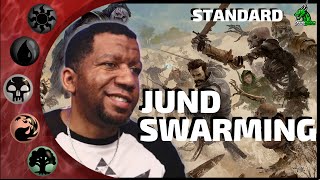 ⚫🔴🟢 JUND SWARMING Standard Crimson Vow MTG Arena BO1 Ranked [upl. by Assertal]