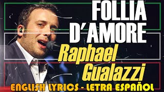 FOLLIA DAMORE  Raphael Gualazzi ESC ITALY 2011 Letra Español English Lyrics Testo italiano [upl. by Poock]